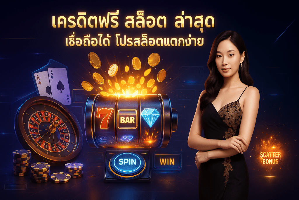 เครดิตฟรี สล็อต ล่าสุด